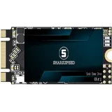 S SHARKSPEED SSD 2TB M.2 2242 42mm SATA3 Festplatte Intern Solid State Drive für Laptops und Desktops