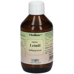 Vitalhaus® Speise-Leinöl kaltgepresst Öl 250 ml 250 ml Öl
