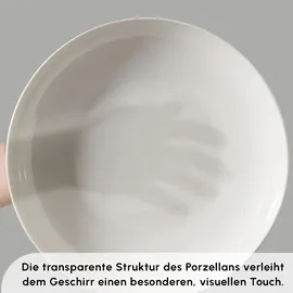 KARACA Allure Geschirrset 41-tlg. weiß