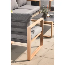 Primaster Gartenmöbel-Set Marbella Aluminium in Holzoptik