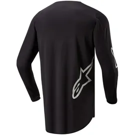 Alpinestars Fluid Graphite Motocross Jersey, schwarz, Größe 3XL