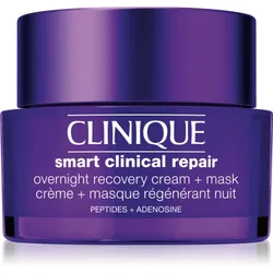 Clinique Smart ClinicalTM Repair Overnight Recovery Cream & Mask feuchtigkeitsspendende Maske und Creme für die Nacht für die Regeneration und Erneuerung der Haut 50 ml