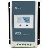 EPEVER 40A MPPT Solar Laderegler 12V 24V DC Automatisch Identifizierung mit LCD-Display Hintergrundbeleuchtung Negativerdung Solarladeregler(Tracer 4210AN)