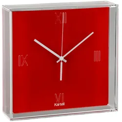 Kartell - Tic & Tac Wanduhr, orangerot