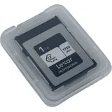 Lexar Professional Silver Series 1TB CFexpress Karte, Typ B CFe Karte, bis zu 1750MB/s Lesegeschwindigkeit, CF Karte mit PCIe Gen3x2, kompatibel mit DSLR, rückwärts mit XQD Kamera(LCXEXSL001T-RNENG)