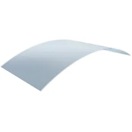 Tectake Doppelstegplatte 121 x 60,5 x 0,4 cm transparent