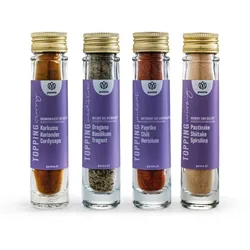 purora Topping sauer | 4er Paket Gewürze 4x25 g