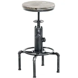 CLP Barhocker Lumos antik silber