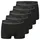 SCHIESSER Boxershorts Uncover schwarz S 5er Pack