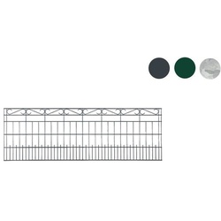 Mattenzaun Tor - anthrazit (RAL 7016) - 300 x 60 cm - 3,0 m breites Zauntor - pulverbeschichtetes Doppeltor für Gittermattenzäune und Drahtzäune
