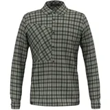 Salewa Fanes Flanell Hemd kariert Oliv M
