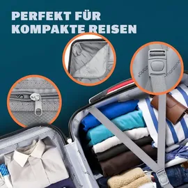 monzana Baseline 4-Rollen Cabin 50 cm / 34 l silber