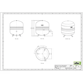Reflex S 80 10 bar 33 l Grau