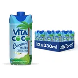 Vita Coco - Original Kokoswasser 12x330ml, glutenfrei, voll mit Vitamin C & Potassium, 12 x 330ml