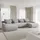 petits-meubles Luftsofa Ivana Silber