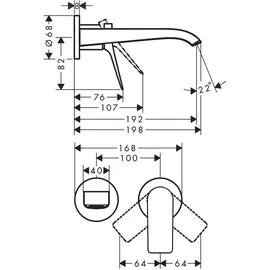 Hansgrohe Vivenis Einhandmischer chrom 75050000
