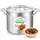 NutriChef Edelstahl Kochtopf 13,2L Suppentopf mit Deckel