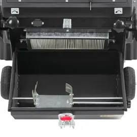 Ulsonix Kehrsaugmaschine mit Akku 4000 m2/h 2 Bürsten zu je 46 cm 35 l Schmutzbehälter HEPA-Filter elektrische Kehrmaschine Saug-Kehrmaschine