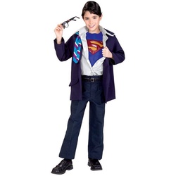 Rubie ́s Kostüm Superman Clark Kent, Original lizenziertes Kostüm zum DC Comic ‚Superman‘ blau 128