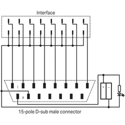 WAGO Interface Adapter 15-polig 857-986