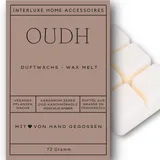 Interluxe Duftmelt Wachsmelt Duftwachs Oudh angenehm duftend Waxmelt 100% pflanzlich Duftwachswürfel Wachs mit Duftöl Melts