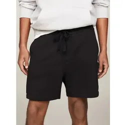 Tommy Jeans für Herren. DM0DM18479 Cargo-Shorts mit schwarzem Aufnäher (L), Lässig, Baumwolle