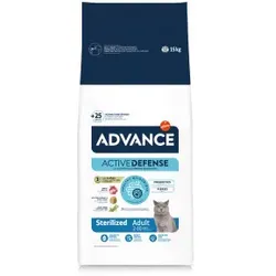 Advance Sterilized High protein mit Truthahn Katzenfutter 15 kg