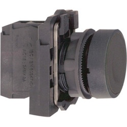 Schneider Electric Drucktaster flach, sw, 1S XB5AA21