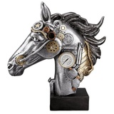 Casablanca by Gilde Tierfigur »Skulptur Steampunk Horse«, silberfarben