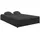 vidaXL Sonnenliege 145 x 145 x 141 cm Schwarz