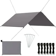 vidaXL Outdoor-Tarp 3 x 2,85 m Grau