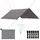 vidaXL Outdoor-Tarp 3 x 2,85 m Grau