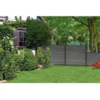 Tetzner & Jentzsch WPC-Steckzaunsystem 20 x 148 x 179 cm Anthrazit