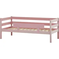 Hoppekids Kinderbett ECO Comfort 70 x 160 cm inkl. Rollrost, Matratze und Rausfallschutz pale rose