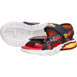 SKECHERS Mega-Splash 4K Kinder Black/Red/Orange 32
