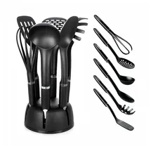 BEM Kochbesteck-Set 6-tlg. mit drehbarem Standhalter