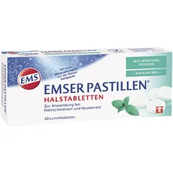Emser Pastillen zuckerfreie Halstabletten mit Mentholfrische