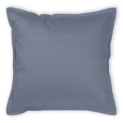 Kissenbezug CURT BAUER "Bente", blau (navy), B:40cm L:40cm, Mako-Brokat-Satin, Obermaterial: 100% Baumwolle, Kissenbezüge, Erscheinungsbild einer Mélange