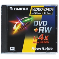 Fujifilm Fuji 5X DVD+RW 4,7GB 120Min 4X JC Jewelcase Media