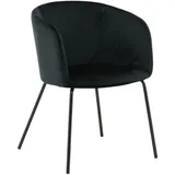 venture home Stuhl Berit ca. 55x78x55 cm Schwarz