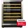 Hanseatic Weinkühlschrank "HWC46ECIA", Energieeffizienz: E (A-G), schwarz, B:59,5cm H:82cm T:57cm, Weinkühlschränke, inkl. 3 Jahre Herstellergarantie