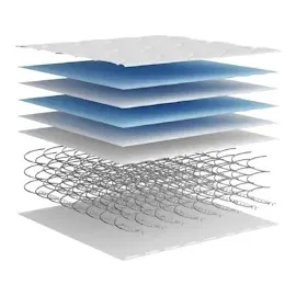 vidaXL Matratze Bonnell-Federkern Mittel 80x200 cm