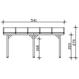 SKANHOLZ Andria 541 x 350 cm eiche hell