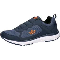 Slipper LICO "Freizeitschuh Arman Slipper", Gr. 46, blau, Synthetik, Schuhe