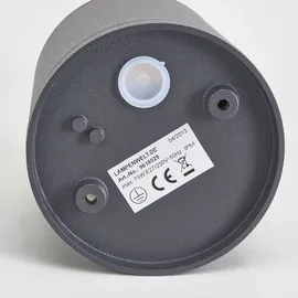 LUCANDE Außenleuchte Aluminium 14,0 cm IP54 E27 schwarz