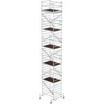 Günzburger Rollgerüst 1,35 x 1,80 m 10,45 m