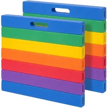 Relaxdays Kniekissen 2er Set Bunt