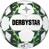 derbystar Unisex – Erwachsene Ball-162002 Ball, Weiß/Grün/Türkis, 47cm