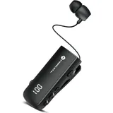 forcell F-AUDIO Einzelohr Wireless In-Ear Kopfhörer Single-Ear Einohriges Modell in Schwarz - Schwarz