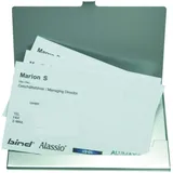 Alassio Visitenkartenetui Aluminium Bind 0334